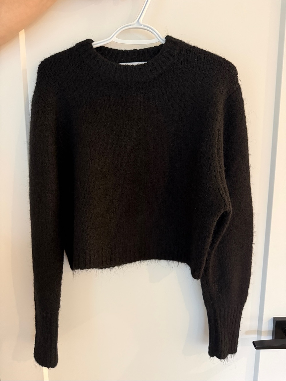 Zara Classic Black Crewneck Women's Sweater